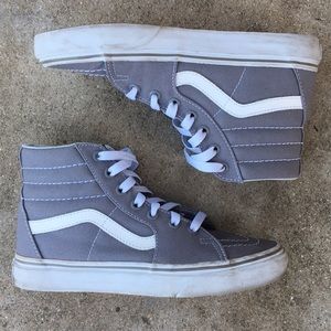 Authentic grey hightop Vans